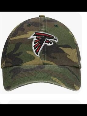 Atlanta Falcons Camo Baseball Cap '47 Mens Reign Clean Up Adjustable Cap